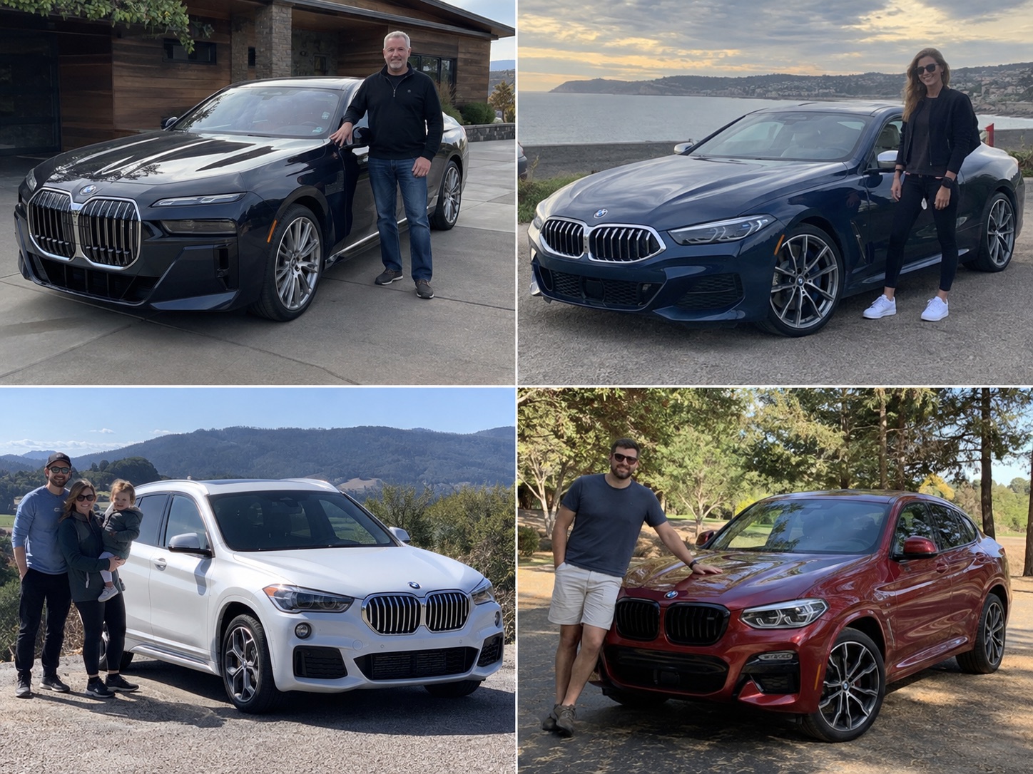Illustrative candid scene featuring a BMW X4