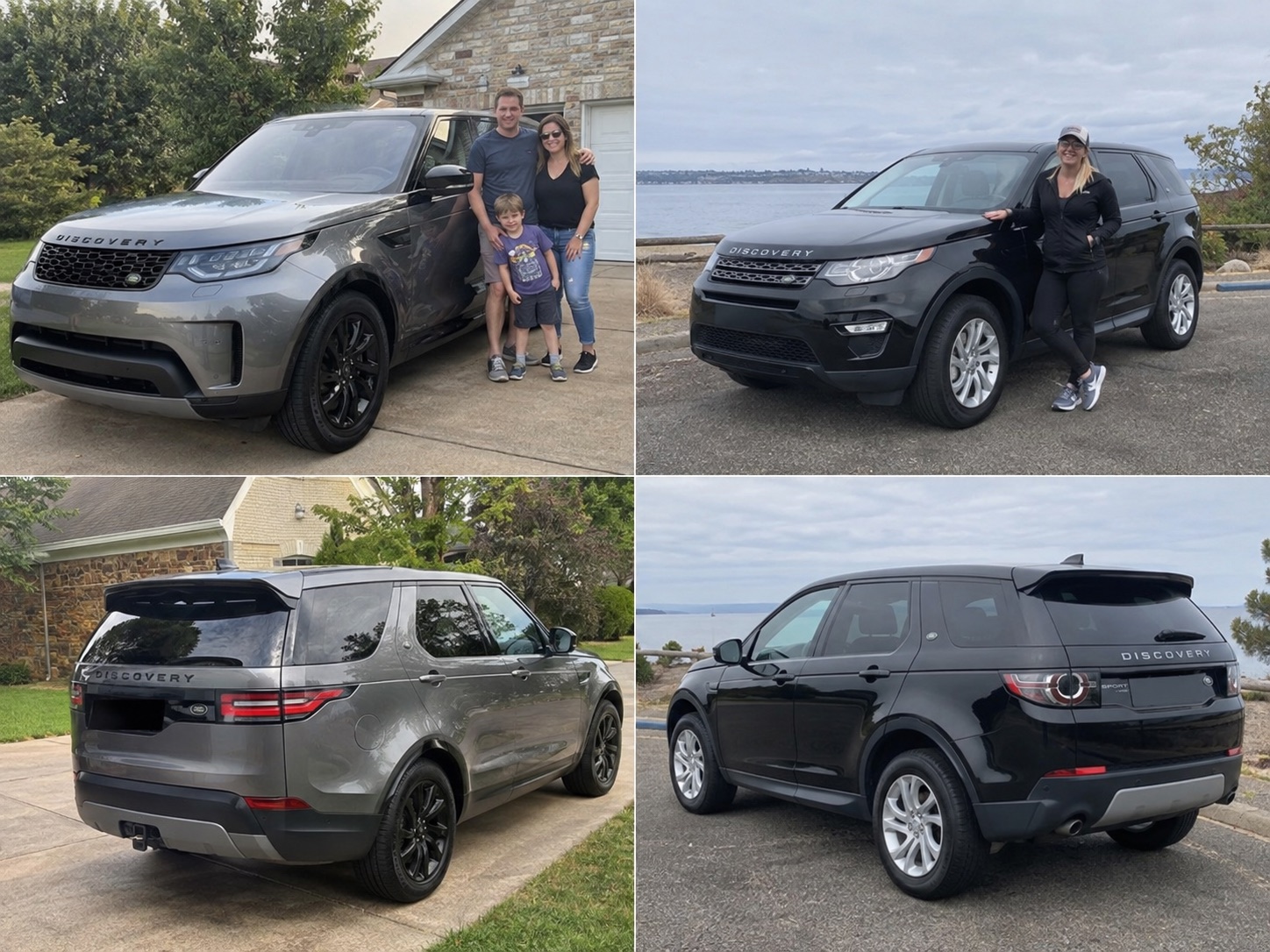 Illustrative candid scene of owners with a Discovery vehicle