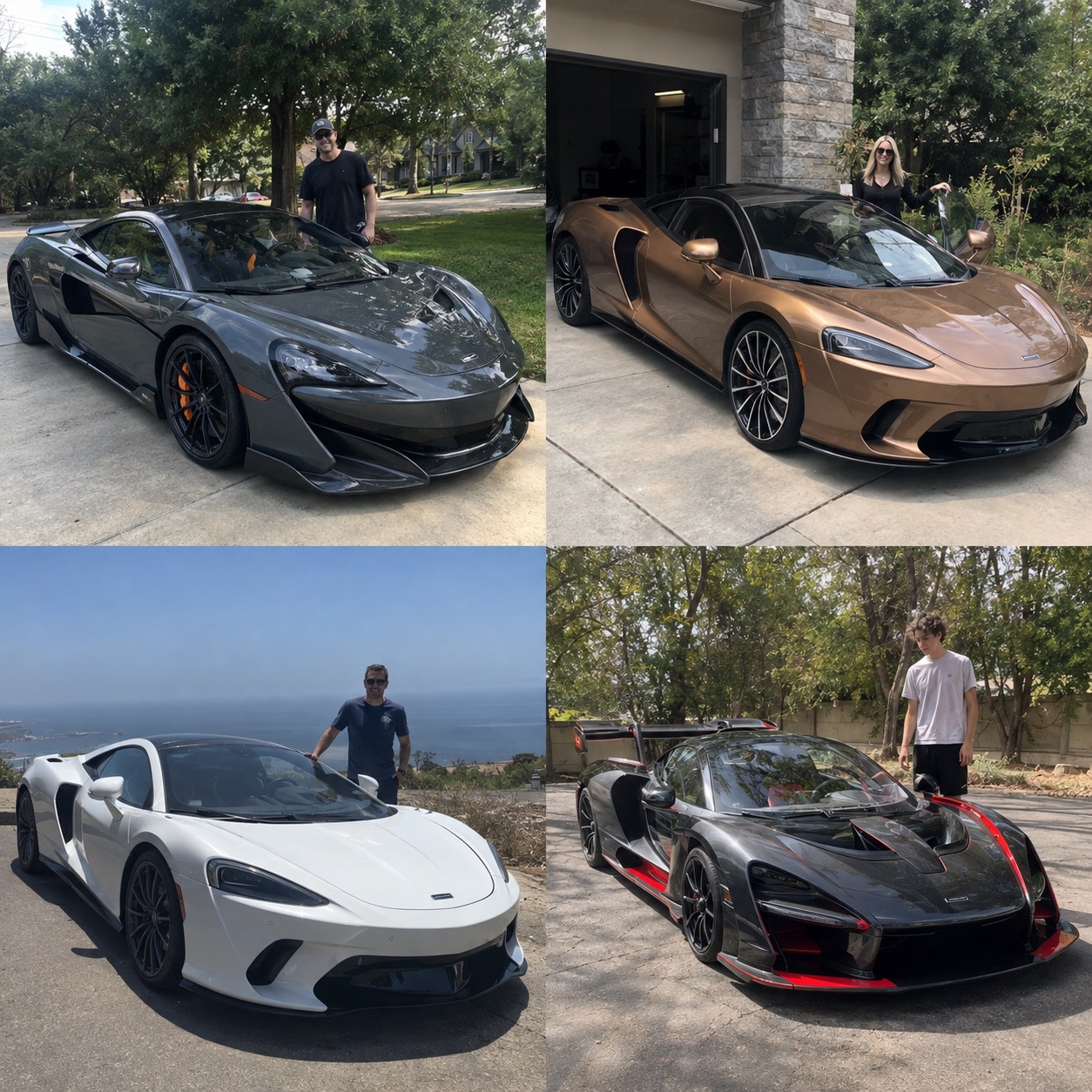 Illustrative candid scene featuring a McLaren 600LT