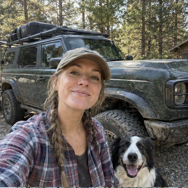 Land Rover Defender pictured for Hannah's vehicle situation