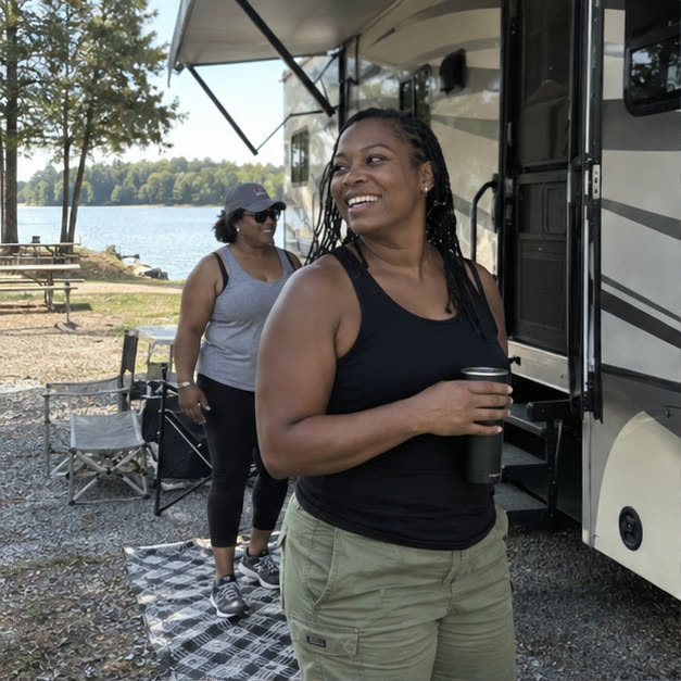 Airstream Interstate pictured for Simone's vehicle situation