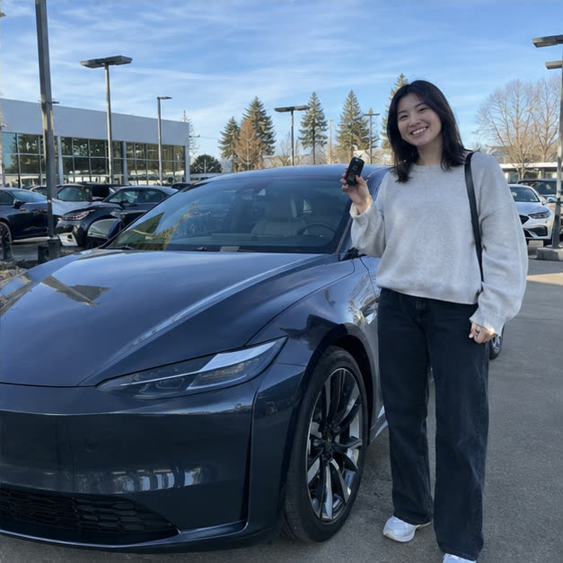 Porsche Taycan pictured for Ava's vehicle situation