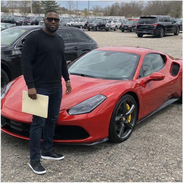 Ferrari 296 GTB pictured for Malik's vehicle situation