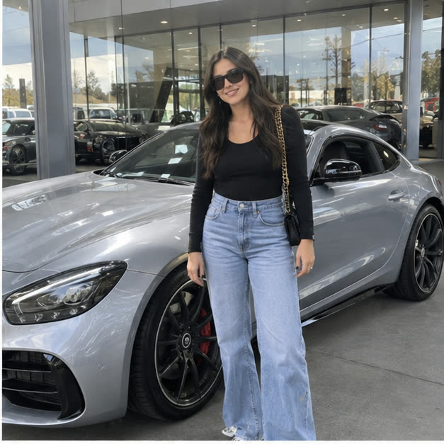 Mercedes-AMG GT pictured for Leah's vehicle situation