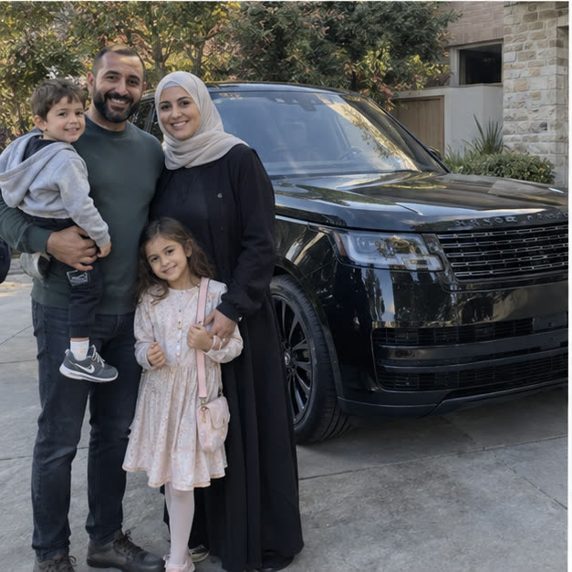 Range Rover pictured for Omar's vehicle situation