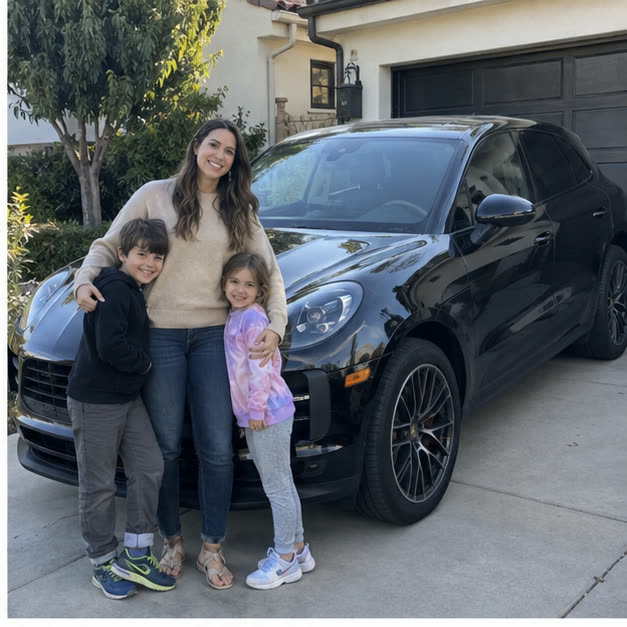 Porsche Macan pictured for Talia's vehicle situation