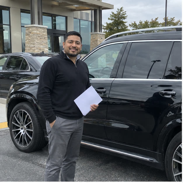 Mercedes-Benz GLS pictured for Gabriel's vehicle situation