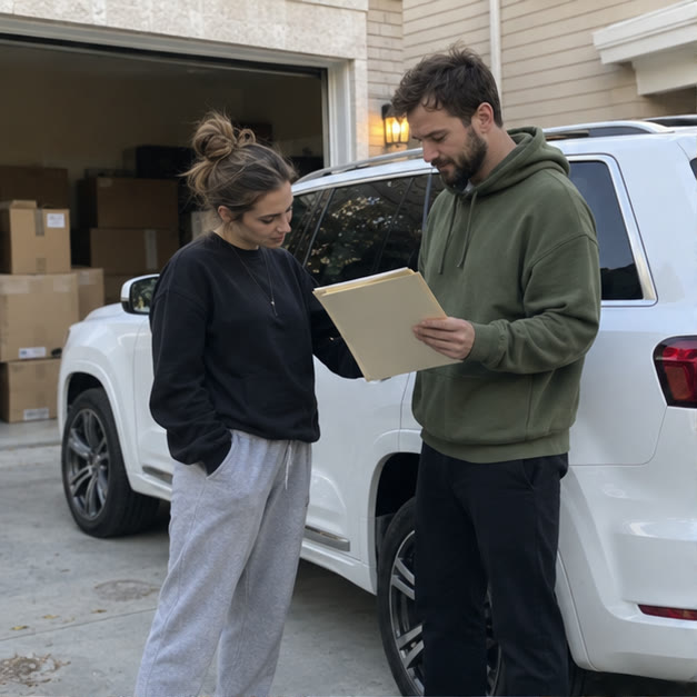 Illustrative candid vehicle scene for changes after purchase guidance